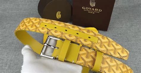 goyard belt real or fake